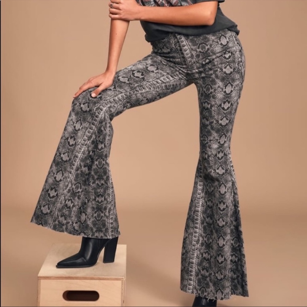 Free People Just Float On Flare Jeans